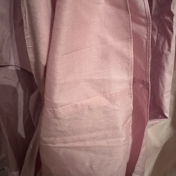 Rebecca Taylor Poplin Whisper midi wrap dress pale orchid 16 100% cotton - Picture 8 of 13